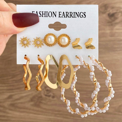 Larissa 6-Pair Assorted Earrings Set Jewelry Wholesale