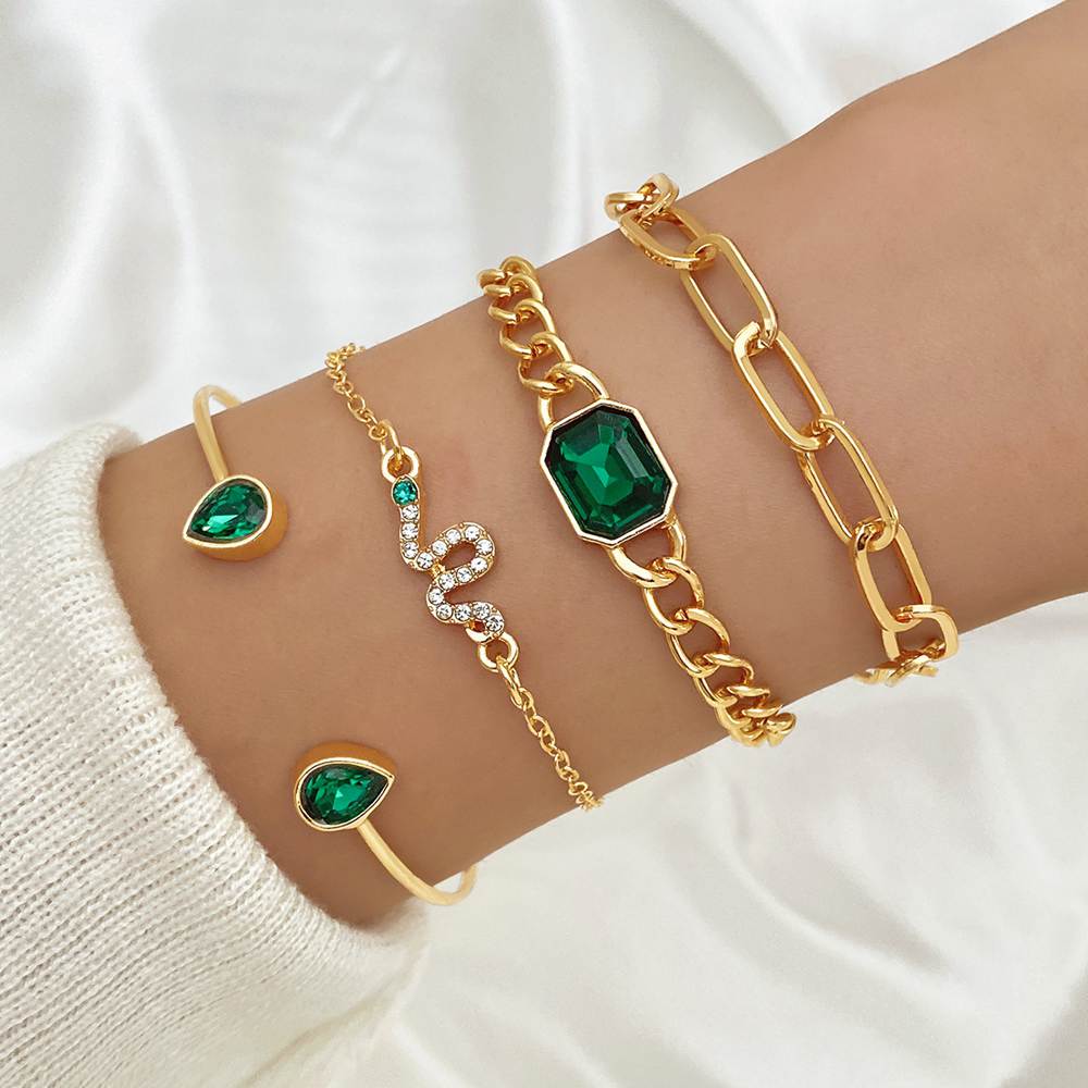 Wholesale Sirena Assorted Set of 3 or 4 Slinky Chain Bracelets
