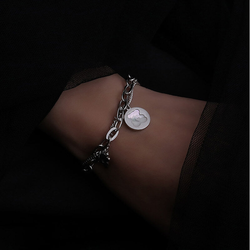 double chain bracelet 