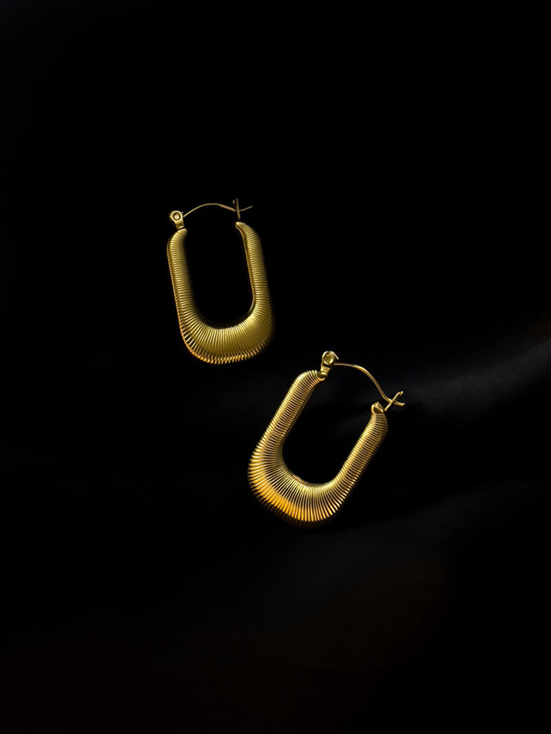 oblong earrings