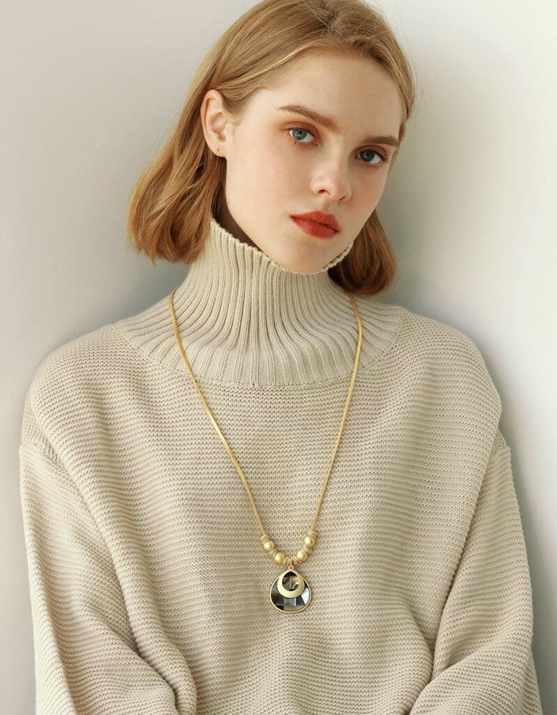 sweater necklace