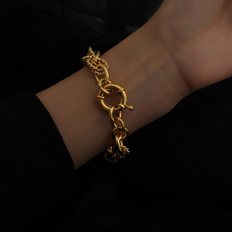 chunky chian bracelet